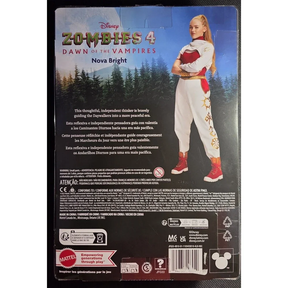 Disney Zombies 4: Dawn of the Vampires Nova Bright Fashion Doll **BRAND NEW**